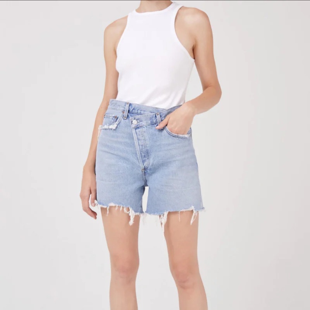 Agolde Criss Cross Short